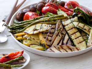 grilled produce